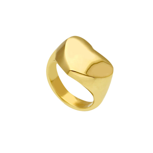 Signet Ring Hart 14kt Gold